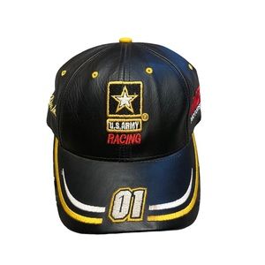 NASCAR Joe Nemechek leather cap.